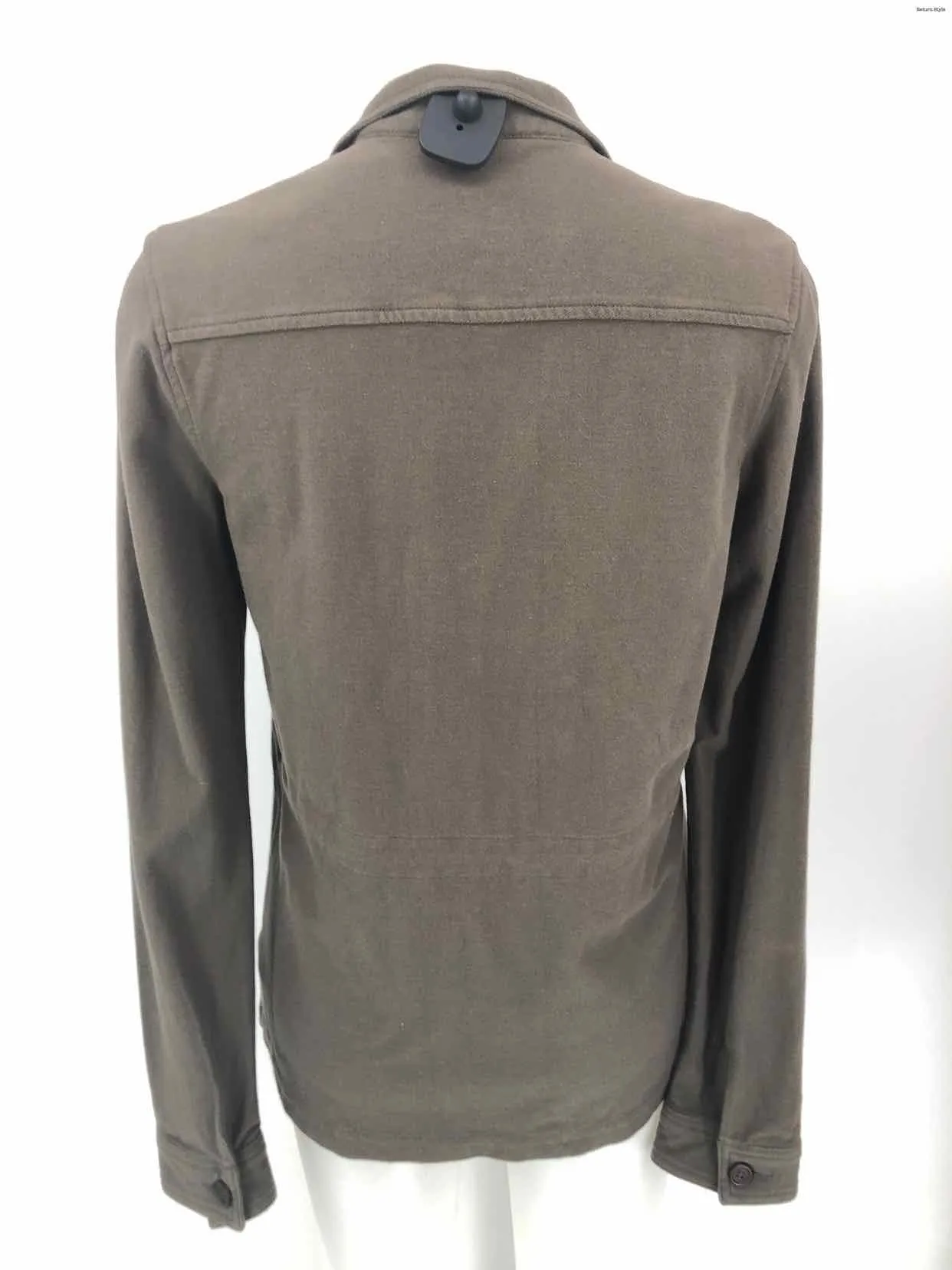 JAMES PERSE Gray Button Up Longsleeve Women Size SMALL (S) Jacket