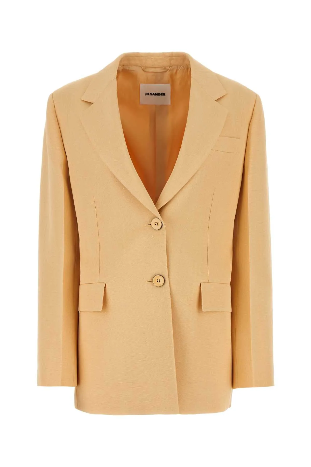 Jil Sander Peach Viscose Blend Oversize Blazer