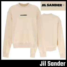 Jil Sander  |Street Style Logo Hoodies & Sweatshirts