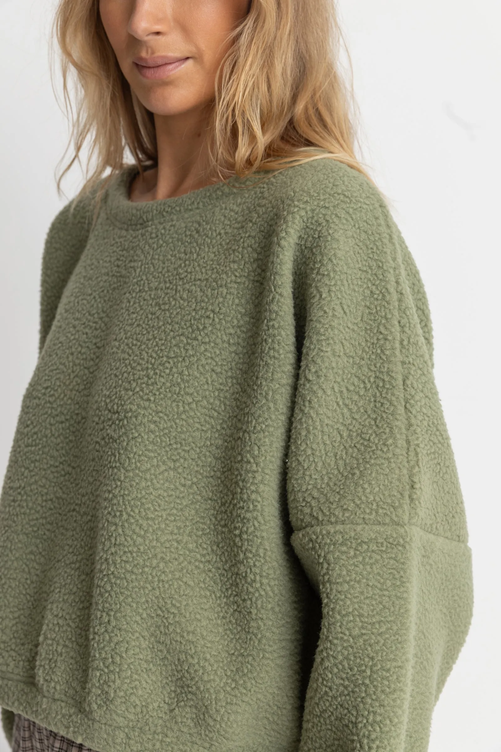 Jyoti Reverse Fleece Sage