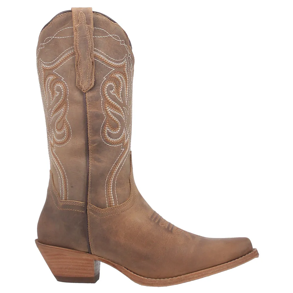 Karmel Snip Toe Cowboy Boots