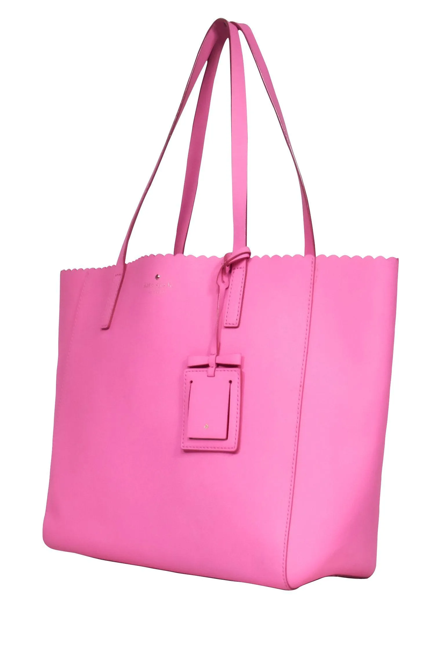 Kate Spade - Pink Scallop Edge Tote Bag