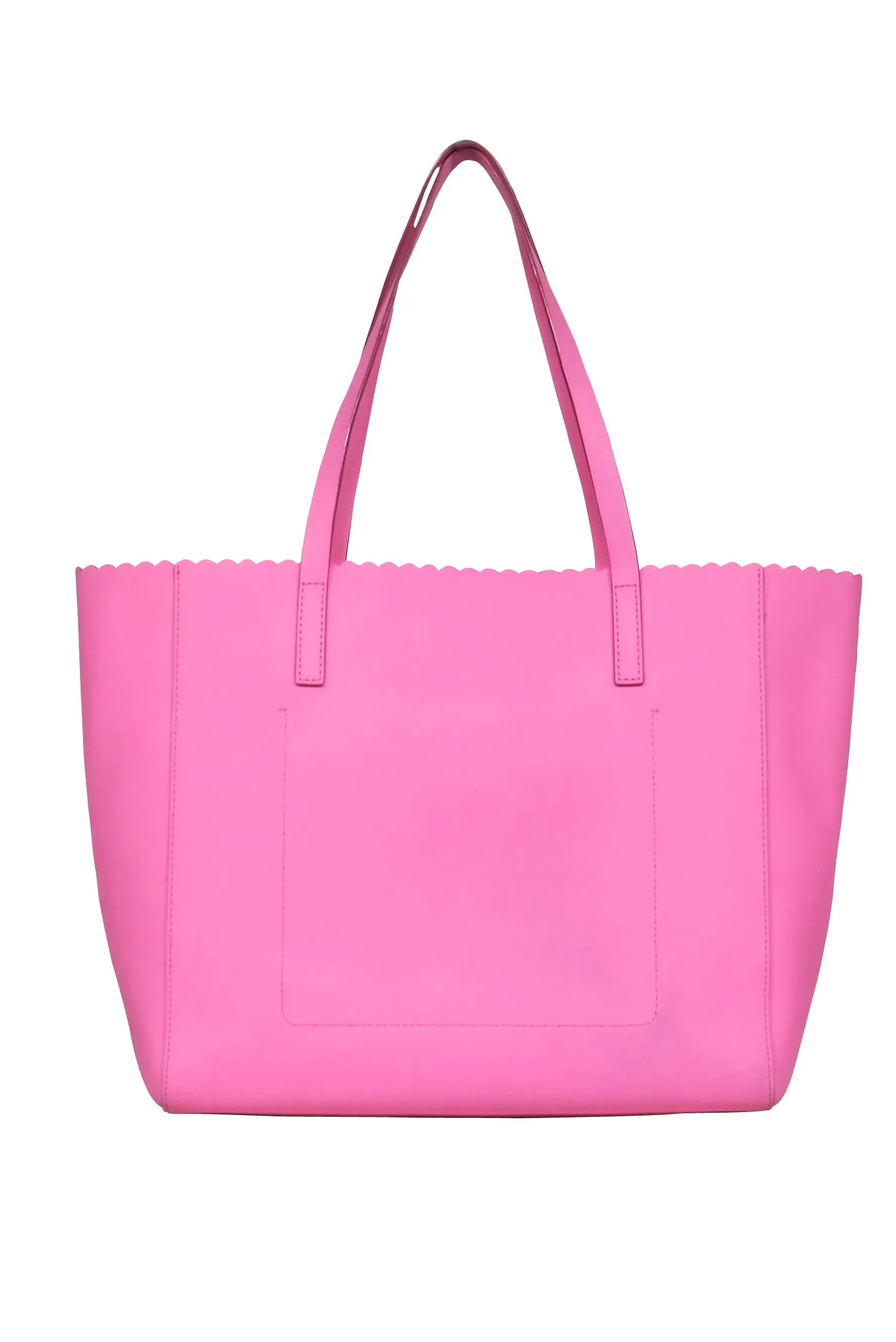 Kate Spade - Pink Scallop Edge Tote Bag