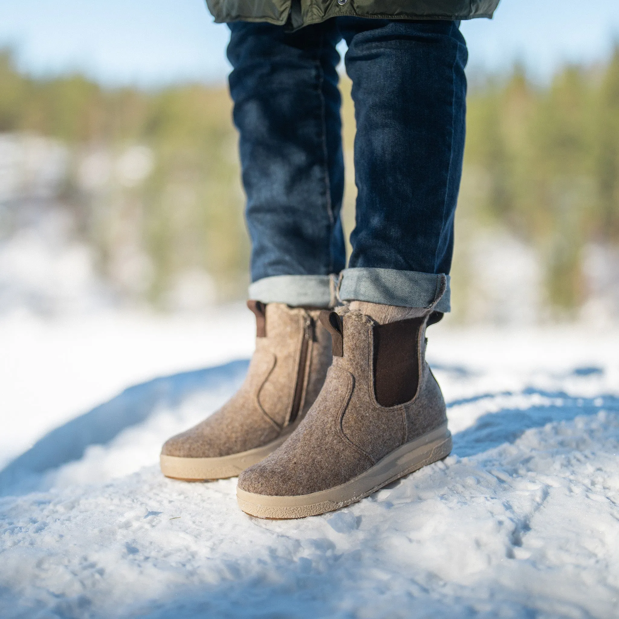 KEVO Women's GORE-TEX® Felt Chelsea boots