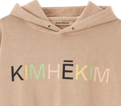 KIMHEKIM  |Unisex Long Sleeves Cotton Oversized Logo