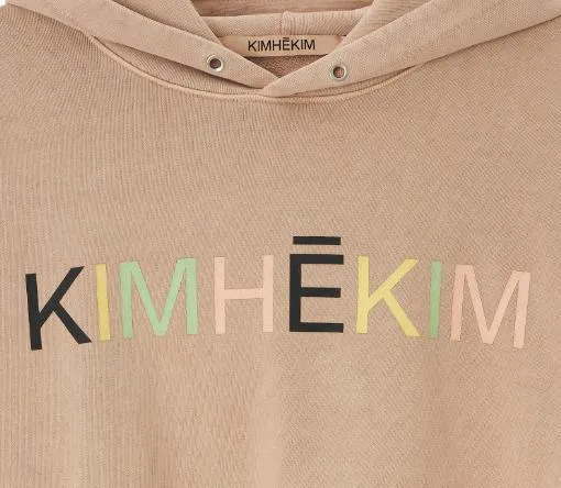 KIMHEKIM  |Unisex Long Sleeves Cotton Oversized Logo