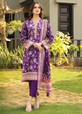 Komal Prints By Lakhany Printed Lawn Unstitched 3 Piece Suit - LSM24KP LG-IZ-0088-A