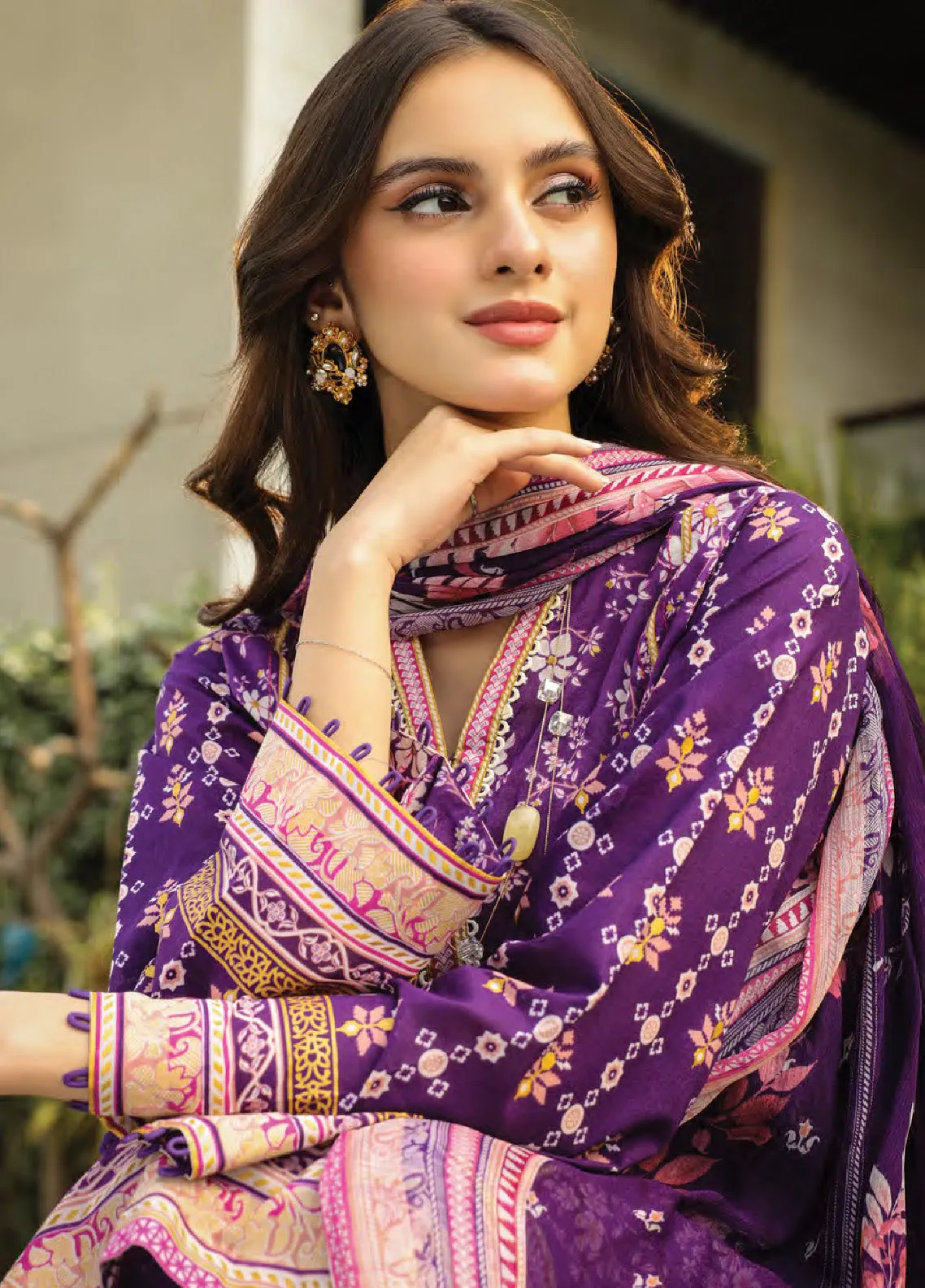 Komal Prints By Lakhany Printed Lawn Unstitched 3 Piece Suit - LSM24KP LG-IZ-0088-A