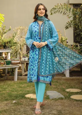 Komal Prints By Lakhany Printed Lawn Unstitched 3 Piece Suit - LSM24KP LG-SR-0147-B