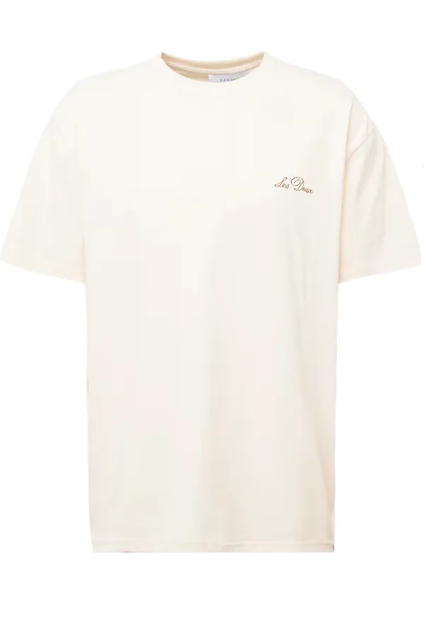 Les Deux Curved Crew Tee Ivory