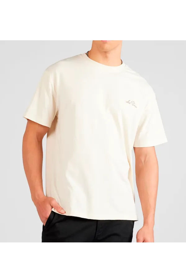 Les Deux Curved Crew Tee Ivory