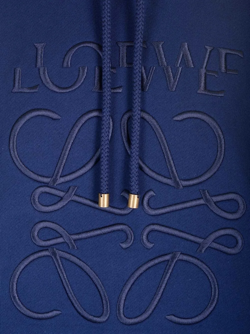 LOEWE  |Long Sleeves Plain Cotton Logo Luxury Hoodies