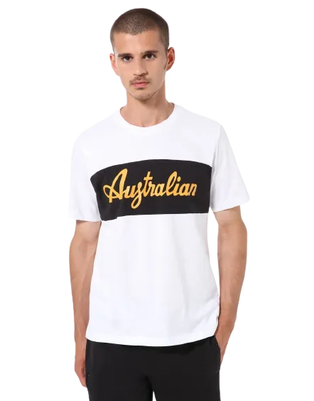 LOGO COTTON T-SHIRT: AUSTRALIAN SPORTSWEAR