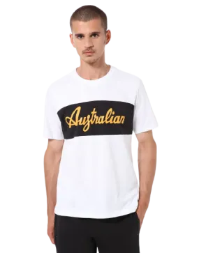 LOGO COTTON T-SHIRT: AUSTRALIAN SPORTSWEAR