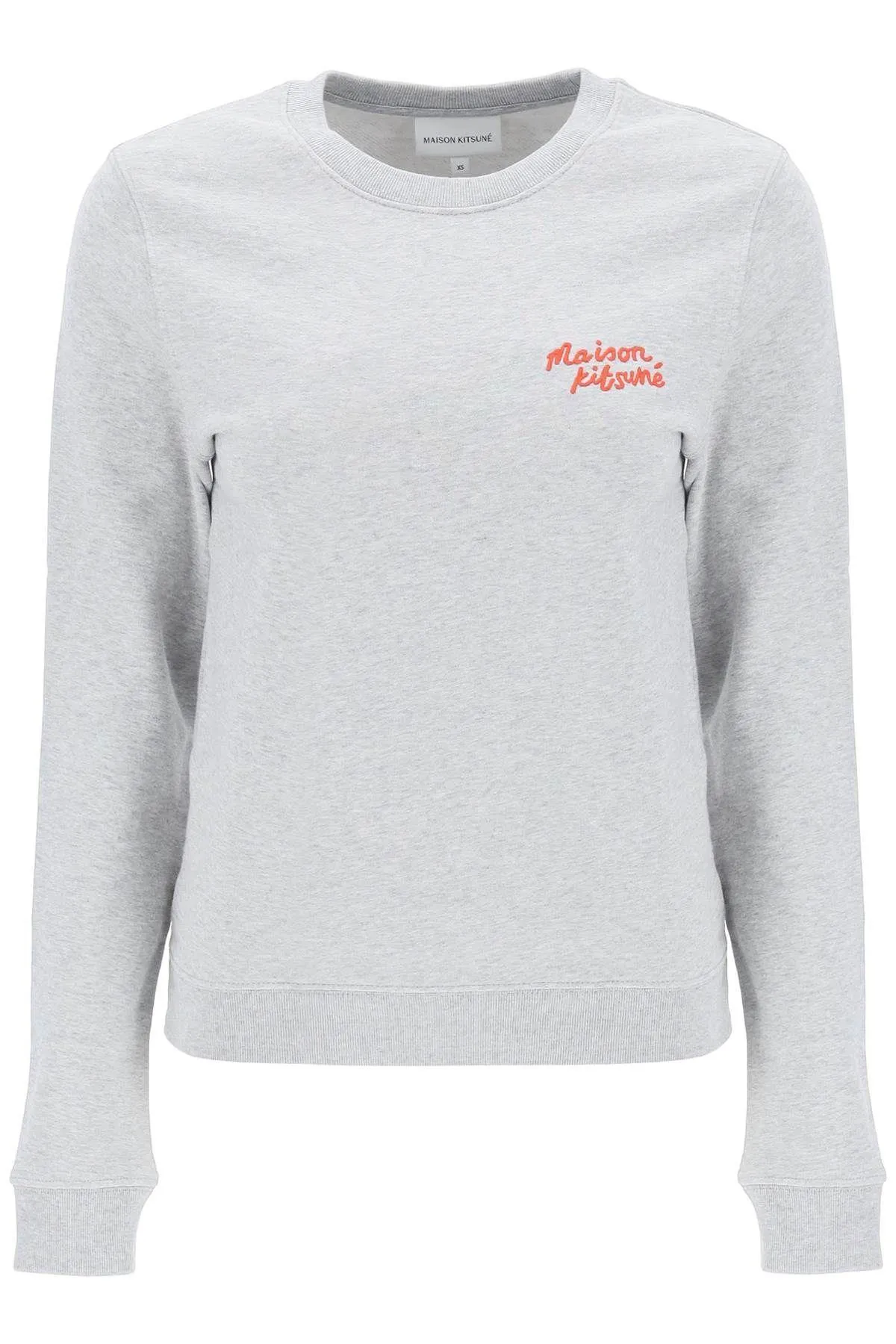 MAISON KITSUNE  |Long Sleeves Cotton Logo Hoodies & Sweatshirts