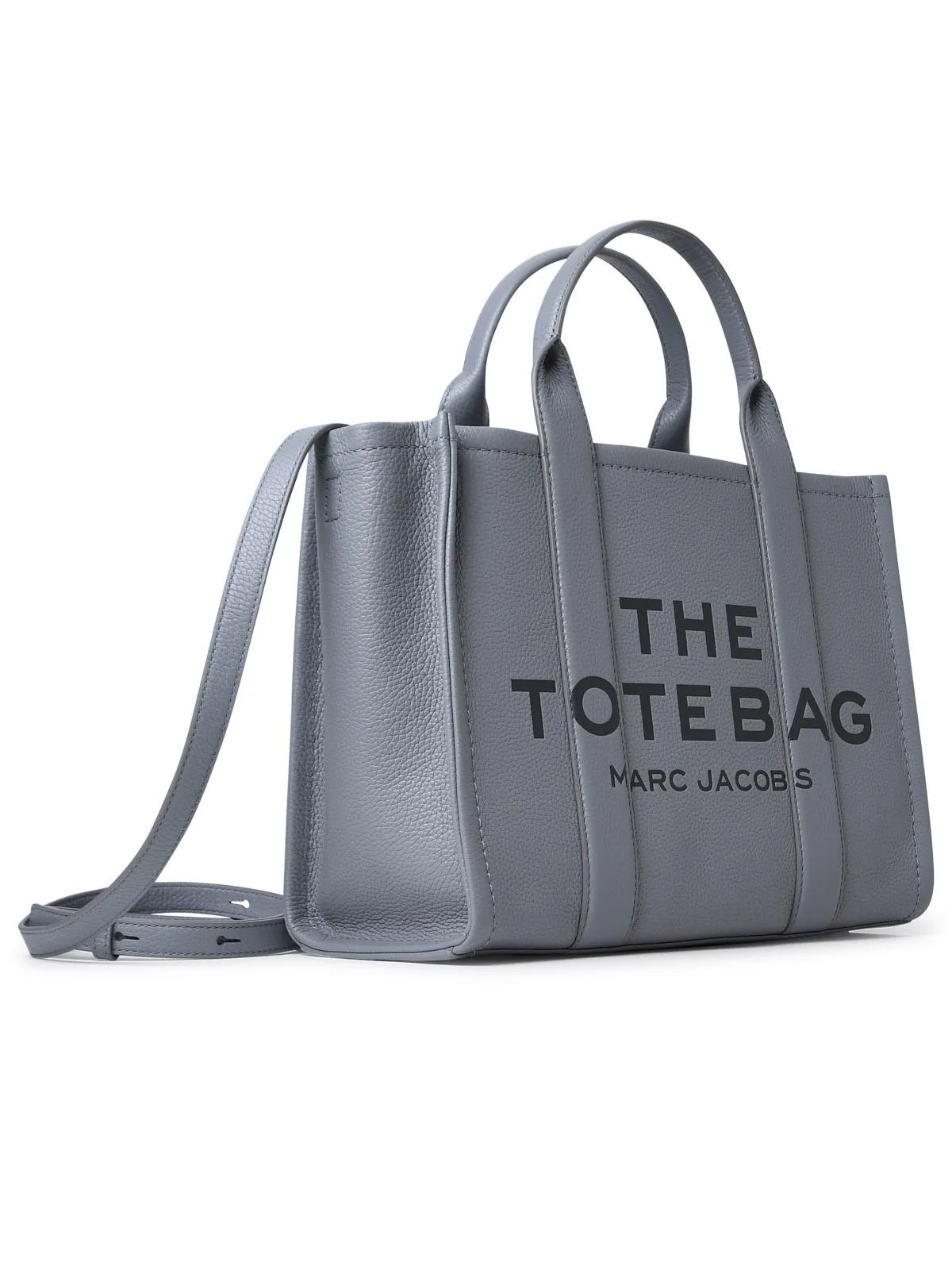 Marc Jacobs (The)    Marc Jacobs () Gray Lear Midi Tote Bag