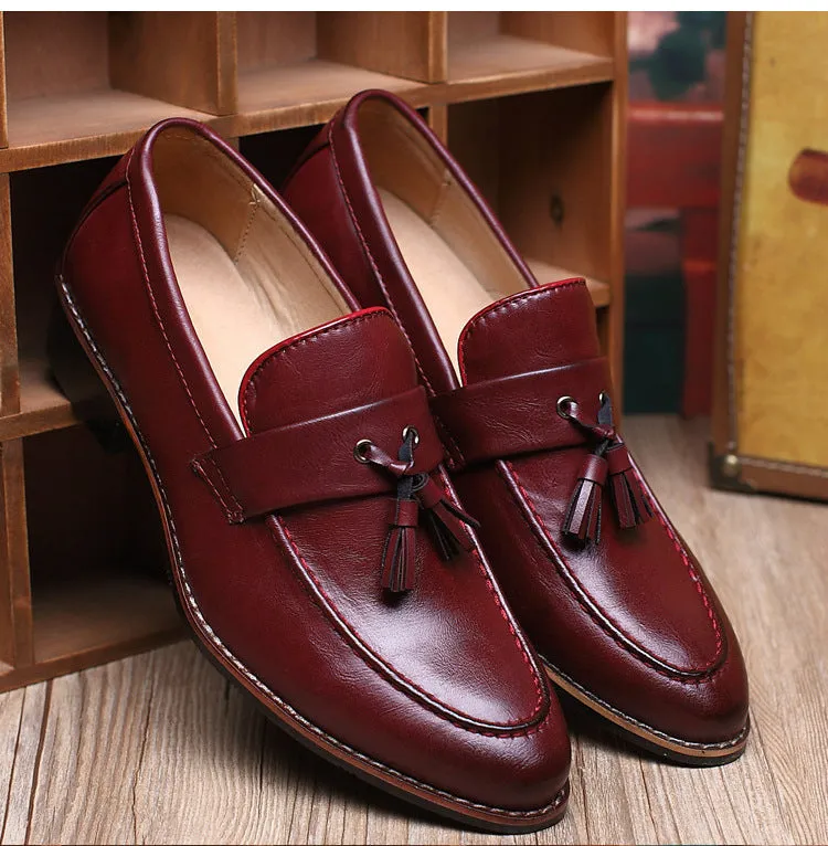 MBluxy Durable  Men Leather Loafer Shoes