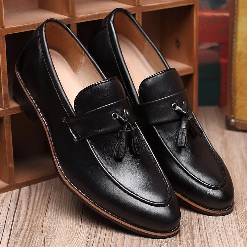 MBluxy Durable  Men Leather Loafer Shoes