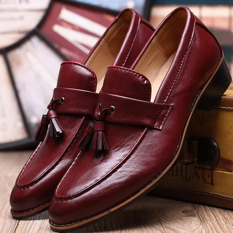 MBluxy Durable  Men Leather Loafer Shoes