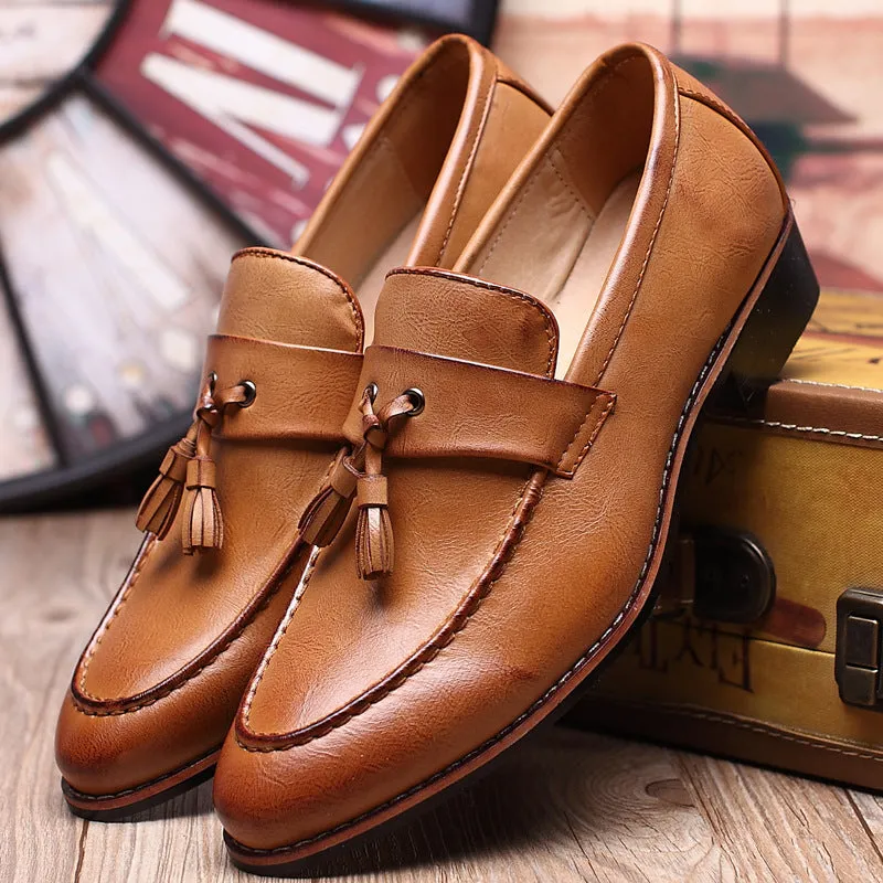 MBluxy Durable  Men Leather Loafer Shoes