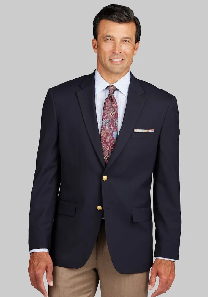 Men's Jos. A. Bank Traditional Fit Blazer at Bank, Blue/Navy,