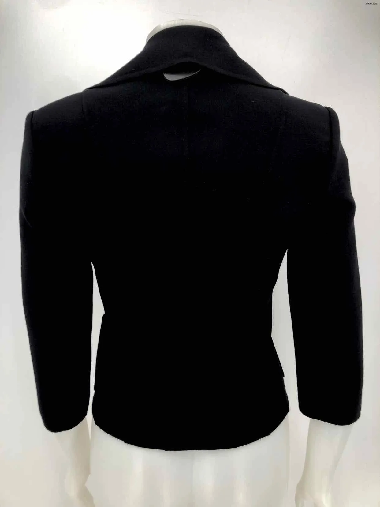 MICHAEL KORS Black Wool Blend Italian Made Blazer Women Size 2  (XS) Jacket