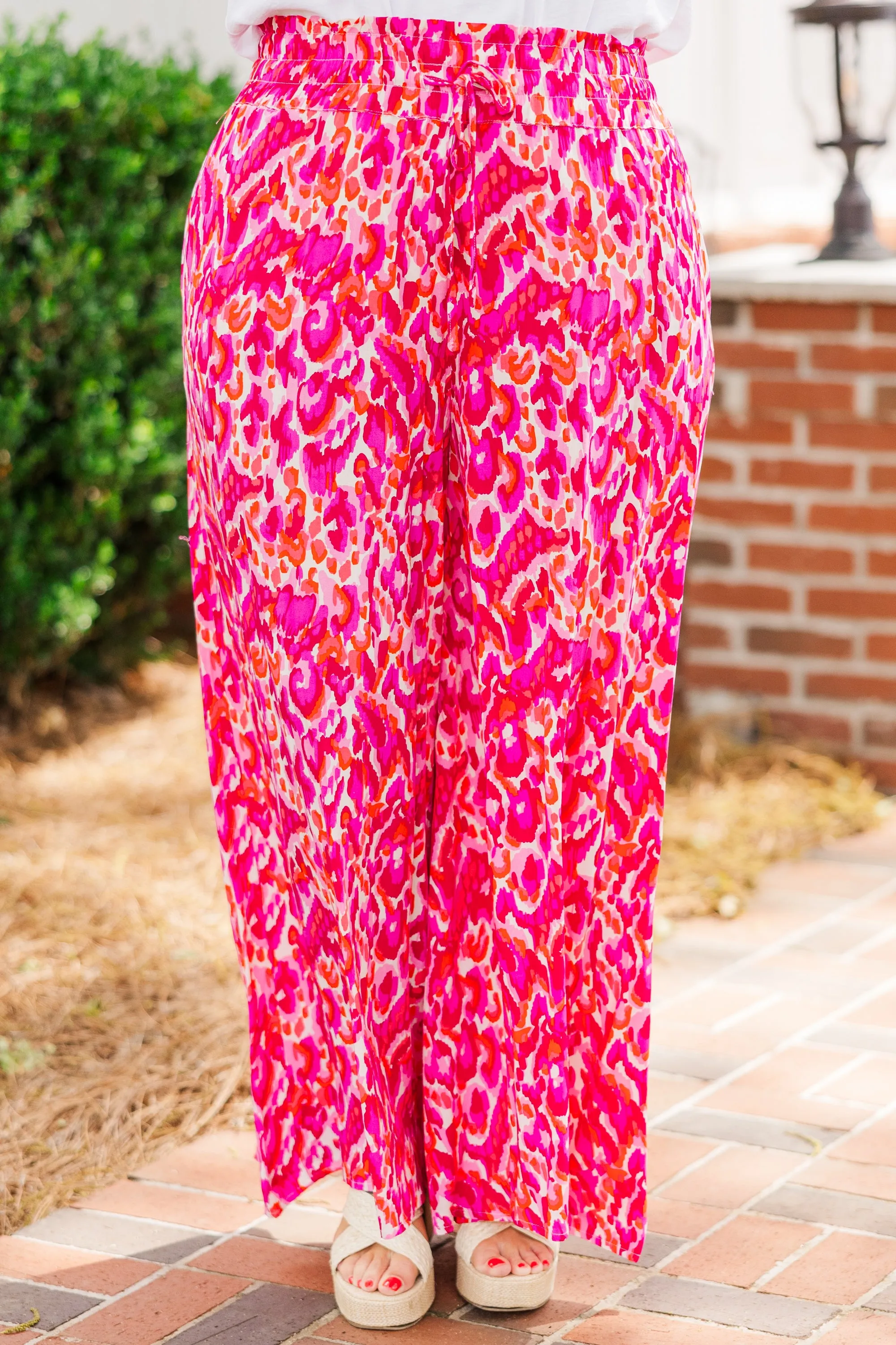 Milan Bound Pants, Magenta Mix