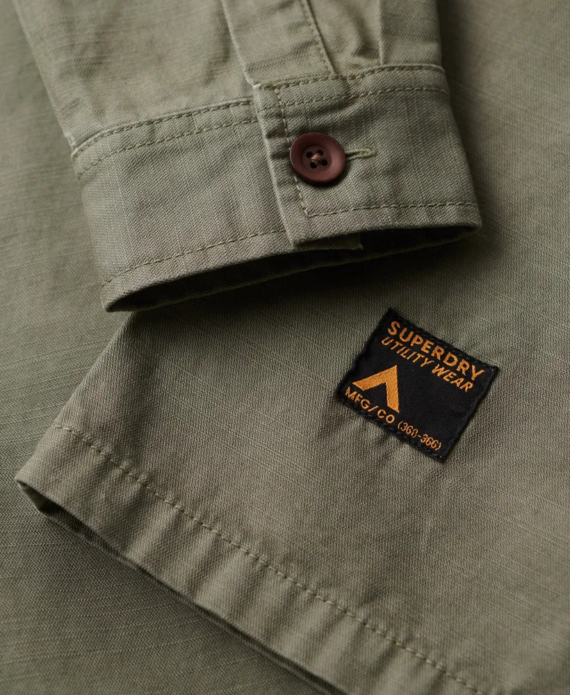 Military Overshirt | Dark Moss Green