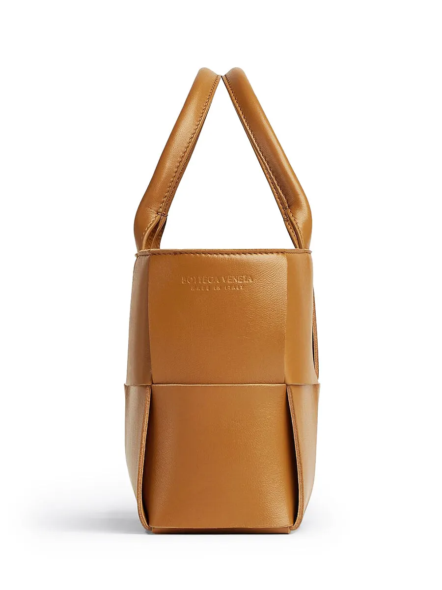 Mini Arco Tote Bag in Camel