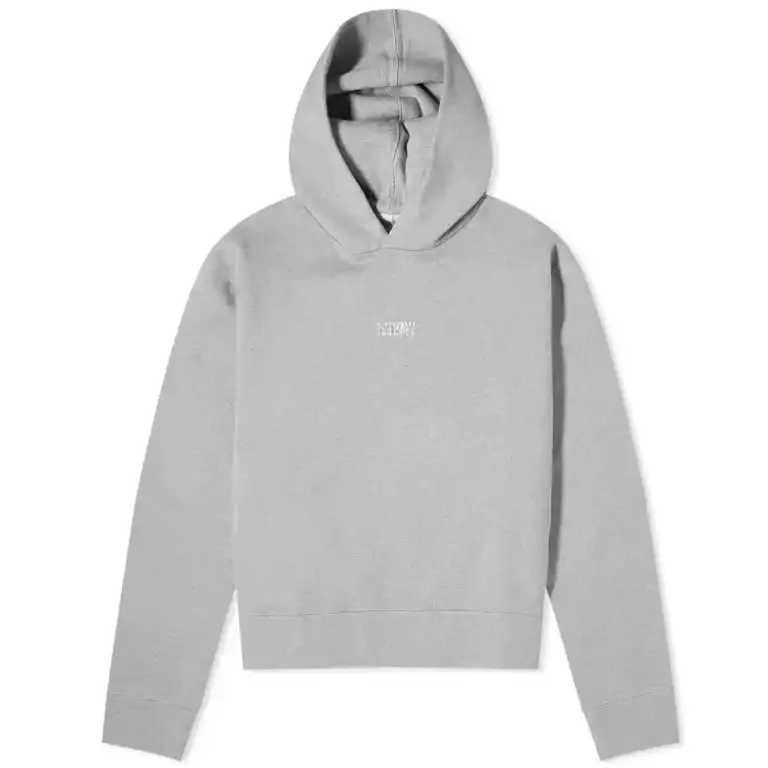 MM6 Maison Margiela  |Long Sleeves Plain Cotton Logo Hoodies & Sweatshirts