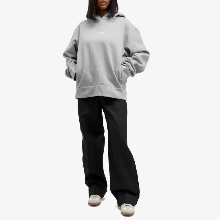 MM6 Maison Margiela  |Long Sleeves Plain Cotton Logo Hoodies & Sweatshirts