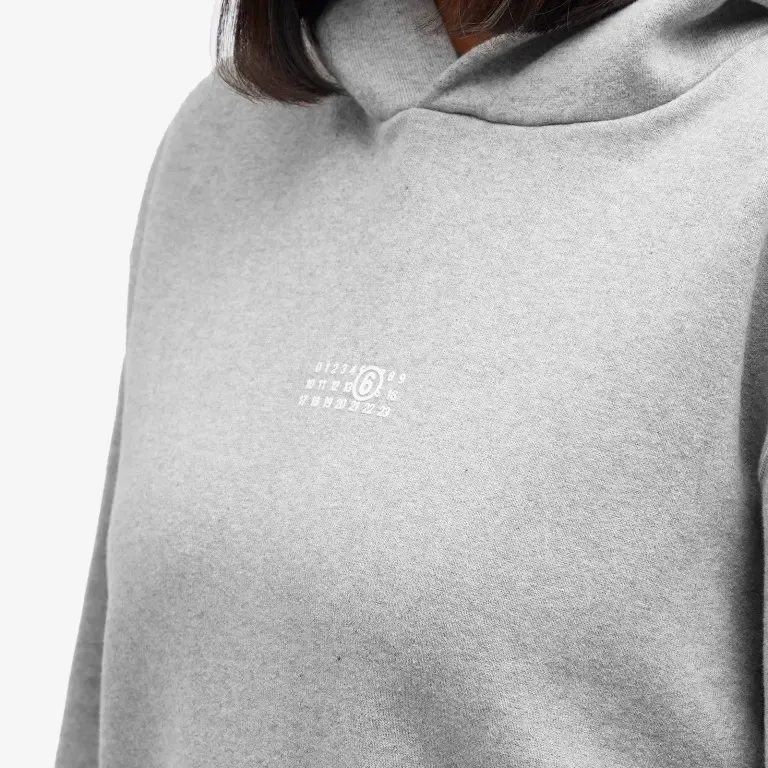 MM6 Maison Margiela  |Long Sleeves Plain Cotton Logo Hoodies & Sweatshirts