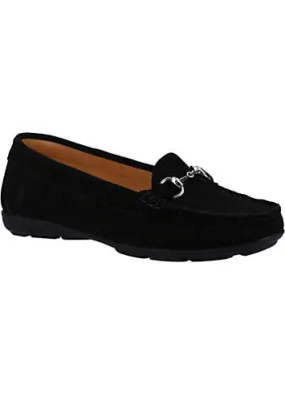 Molly Snaffle Black Loafer Shoes by Hush Puppies | Look Again