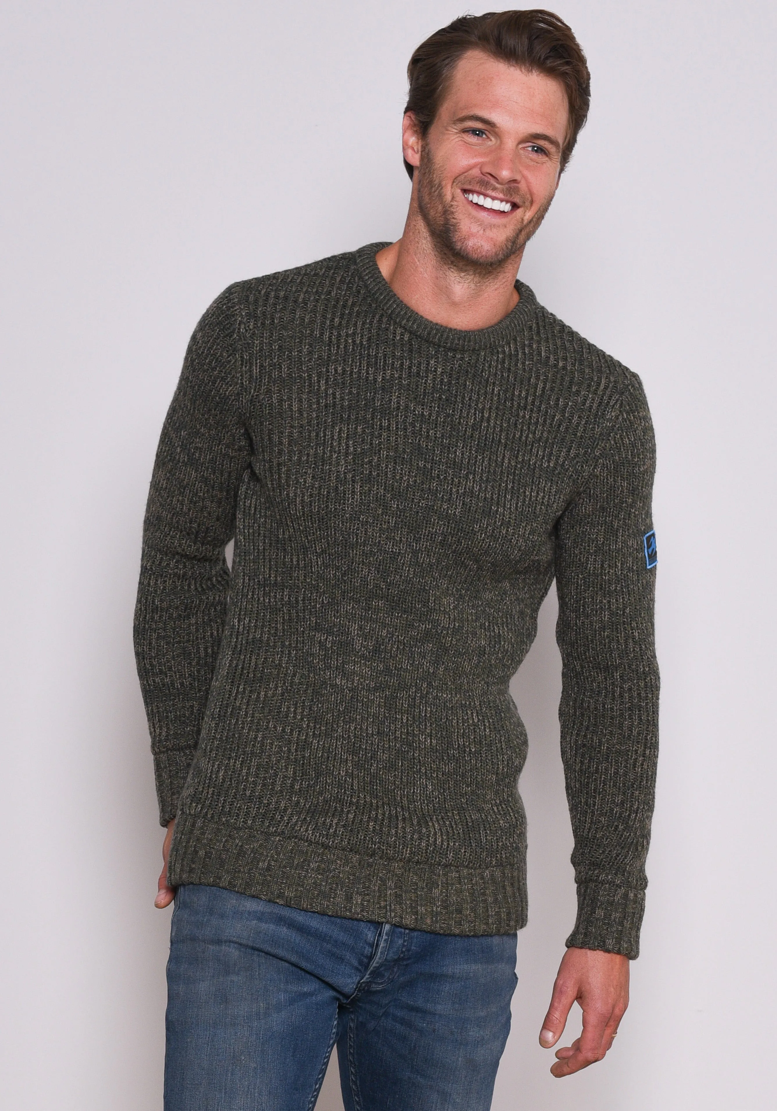 Multi Yarn Crew Jumper