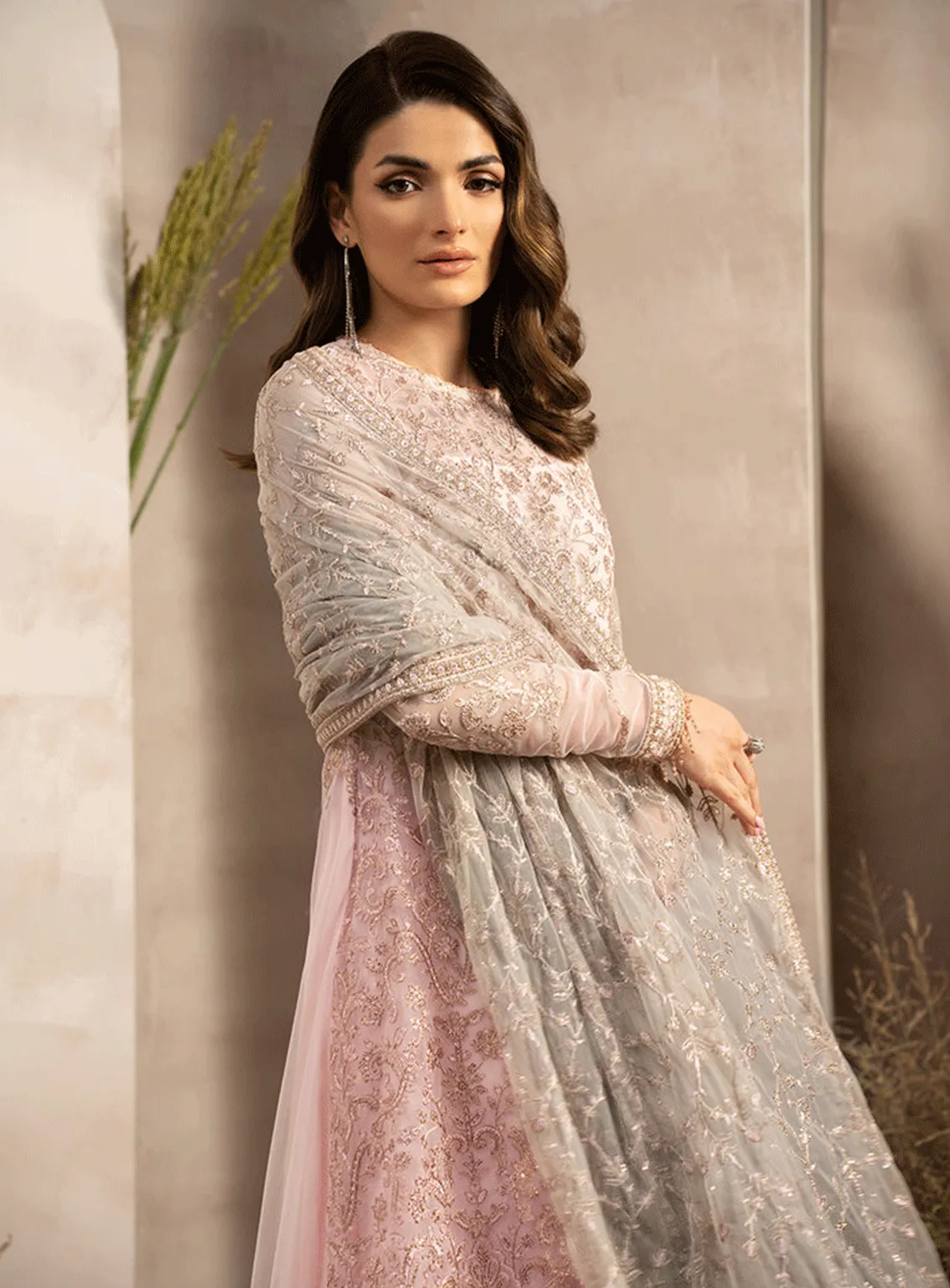 Naqsh By Zarif Embroidered Net Unstitched 3 Piece Suit - 7 LYRAH