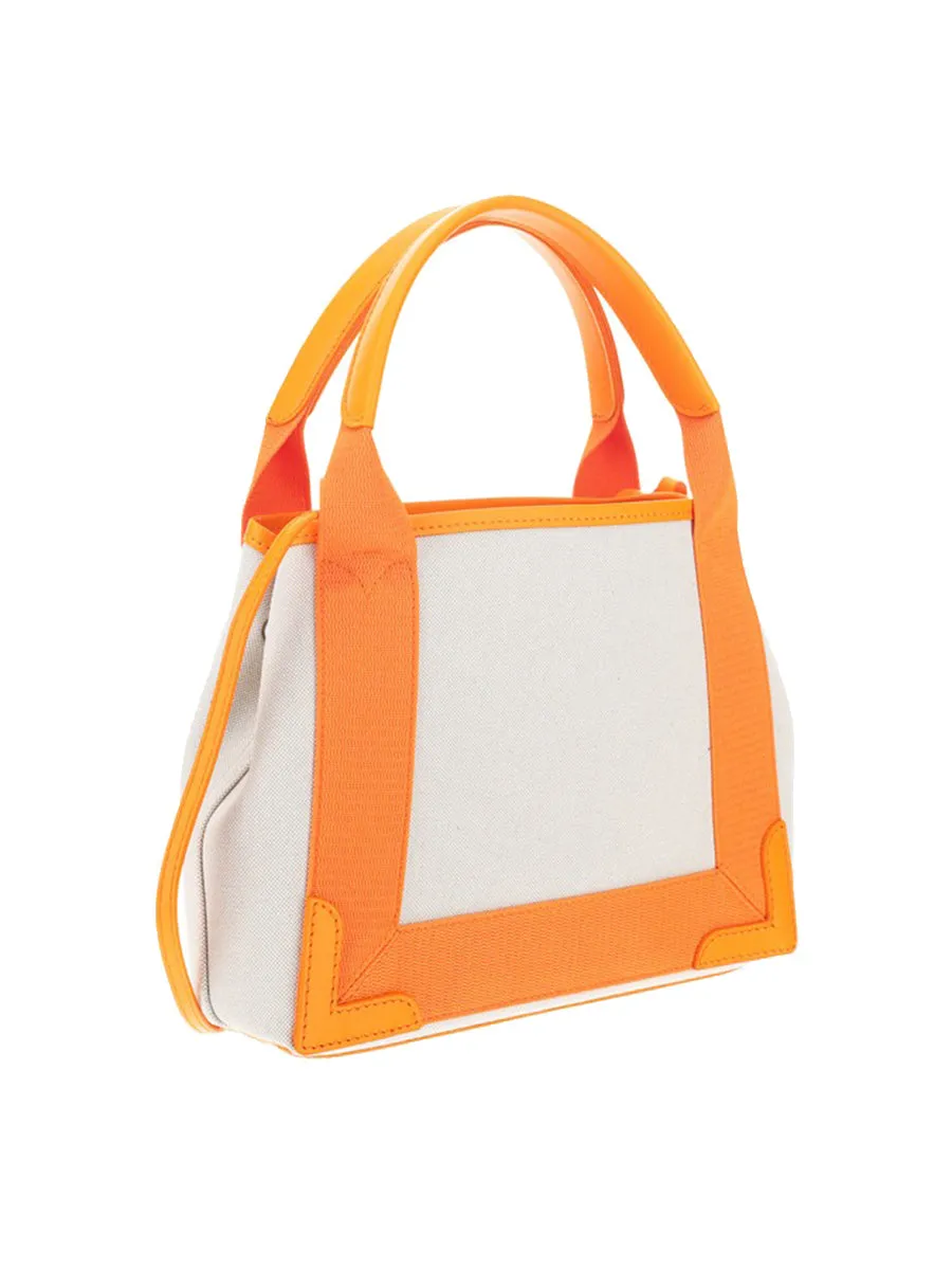 Navy XS Tote Bag in Orange