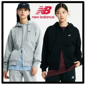 New Balance  |Unisex Street Style Logo Hoodies