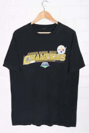 NFL Pittsburgh Steelers XLIII Super Bowl Champions T-Shirt (M-L)