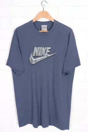 NIKE 3D Swoosh Logo Casual T-Shirt USA Made (L)