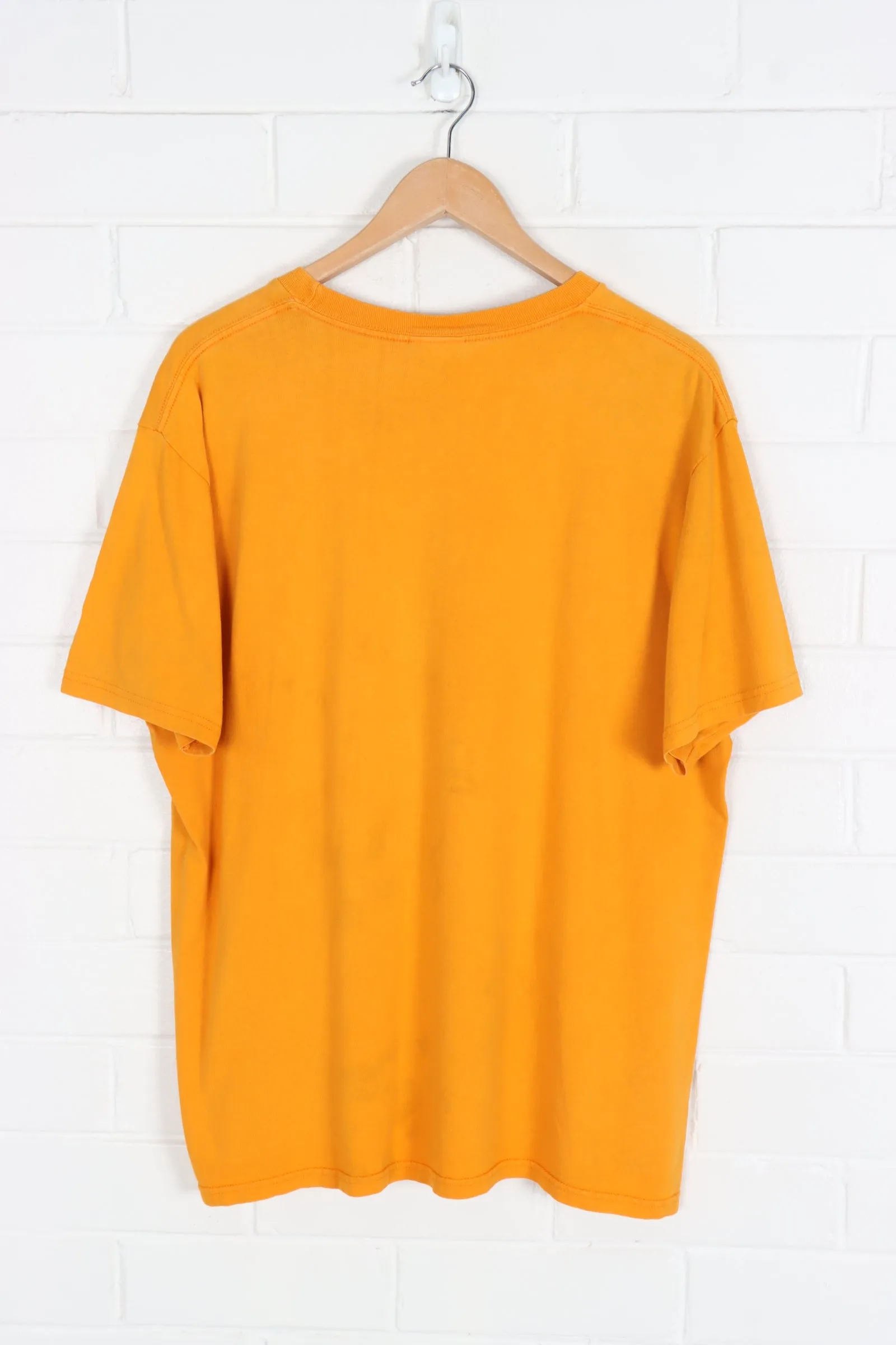 NIKE Mustard Big Logo Athletics Tee (L-XL)