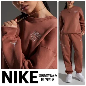 Nike  |U-Neck Long Sleeves Plain Logo Hoodies & Sweatshirts