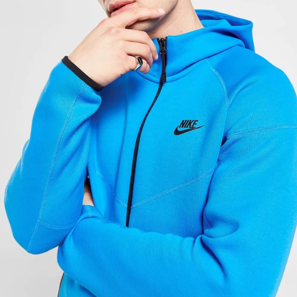 Nike  |Unisex Blended Fabrics Long Sleeves Plain Logo Hoodies