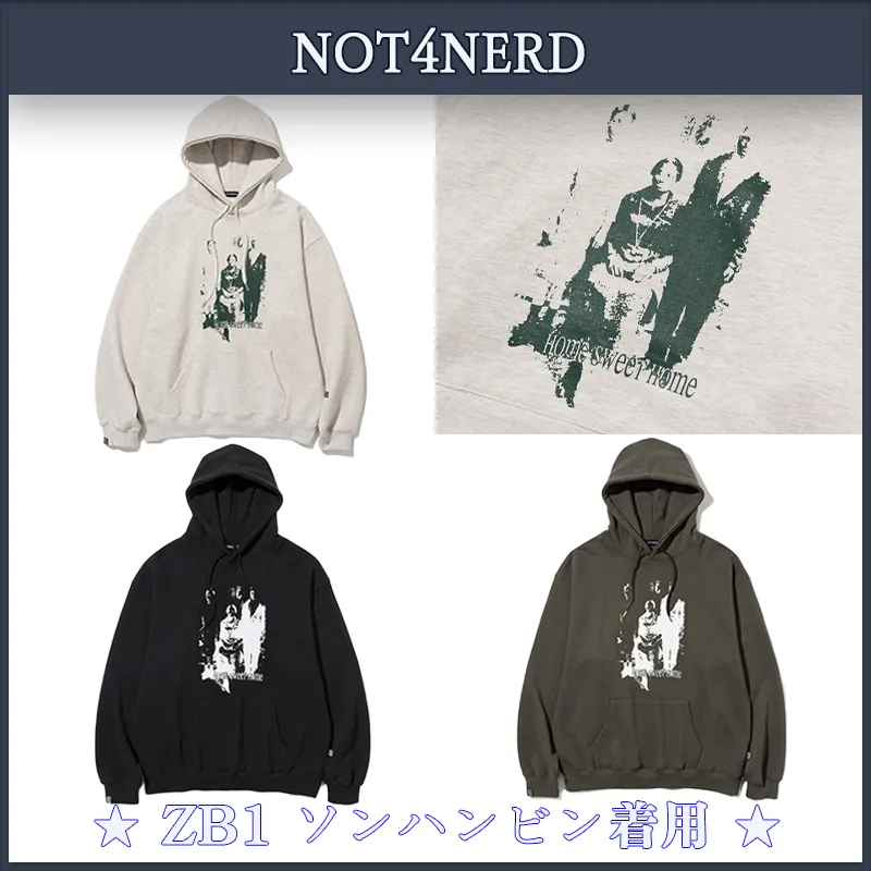 NOT4NERD  |Unisex Street Style Logo Luxury Hoodies