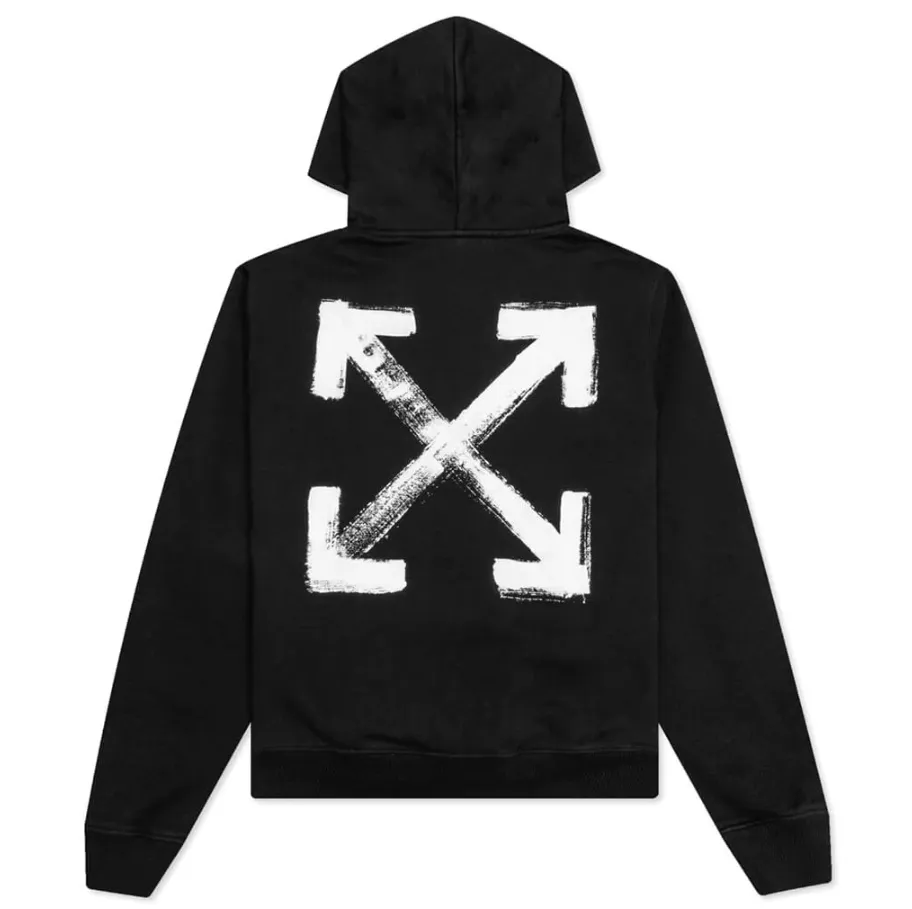 Off-White  |Unisex Street Style Cotton Logo Hoodies