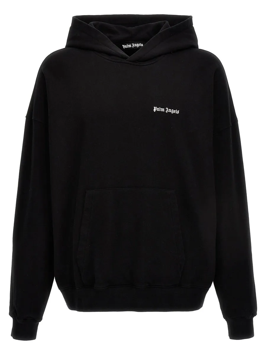 Palm Angels    Palm Angels Logo Embroidery Hoodie