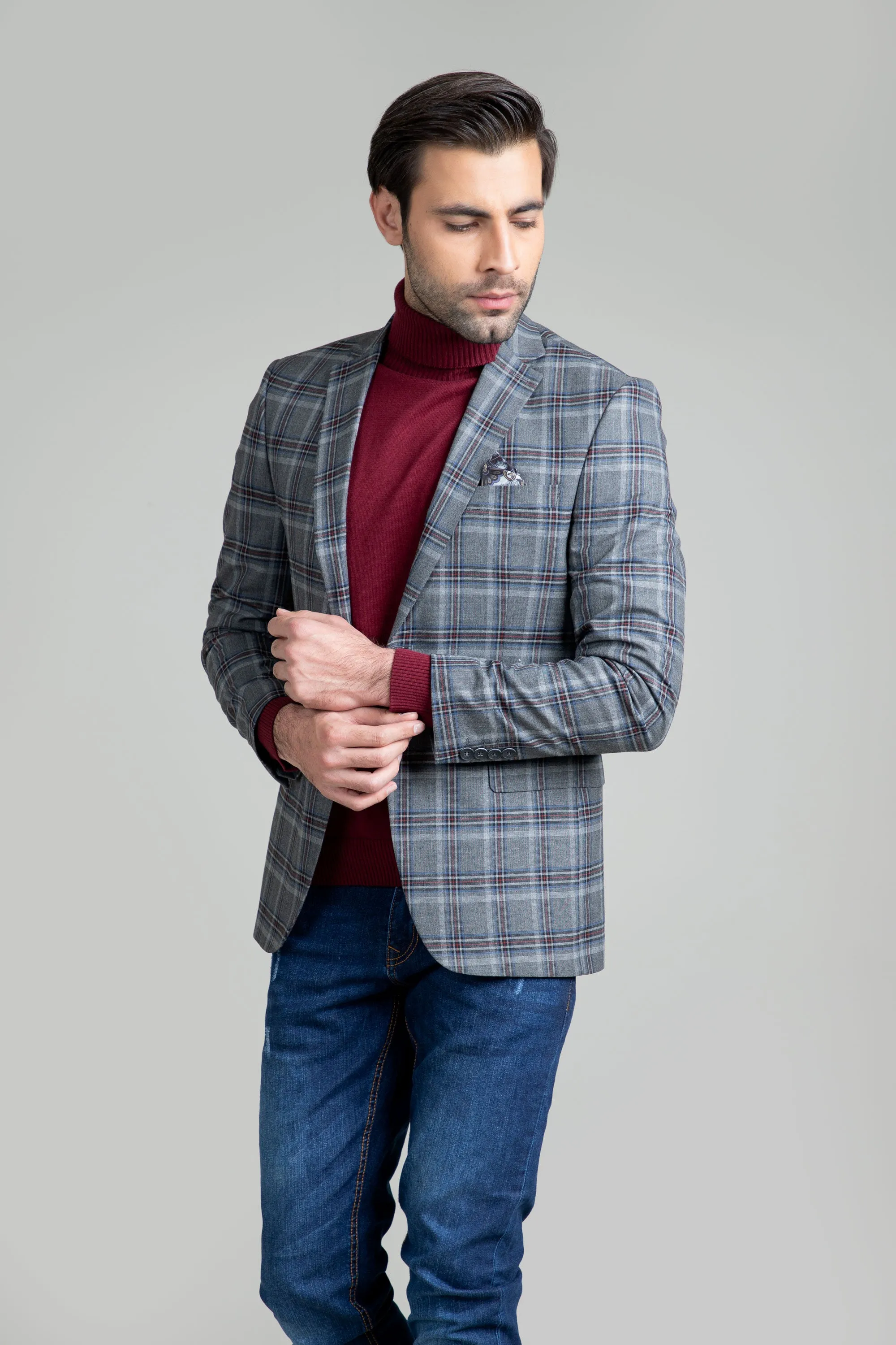 Passion Check Blazer-Made In Turkey