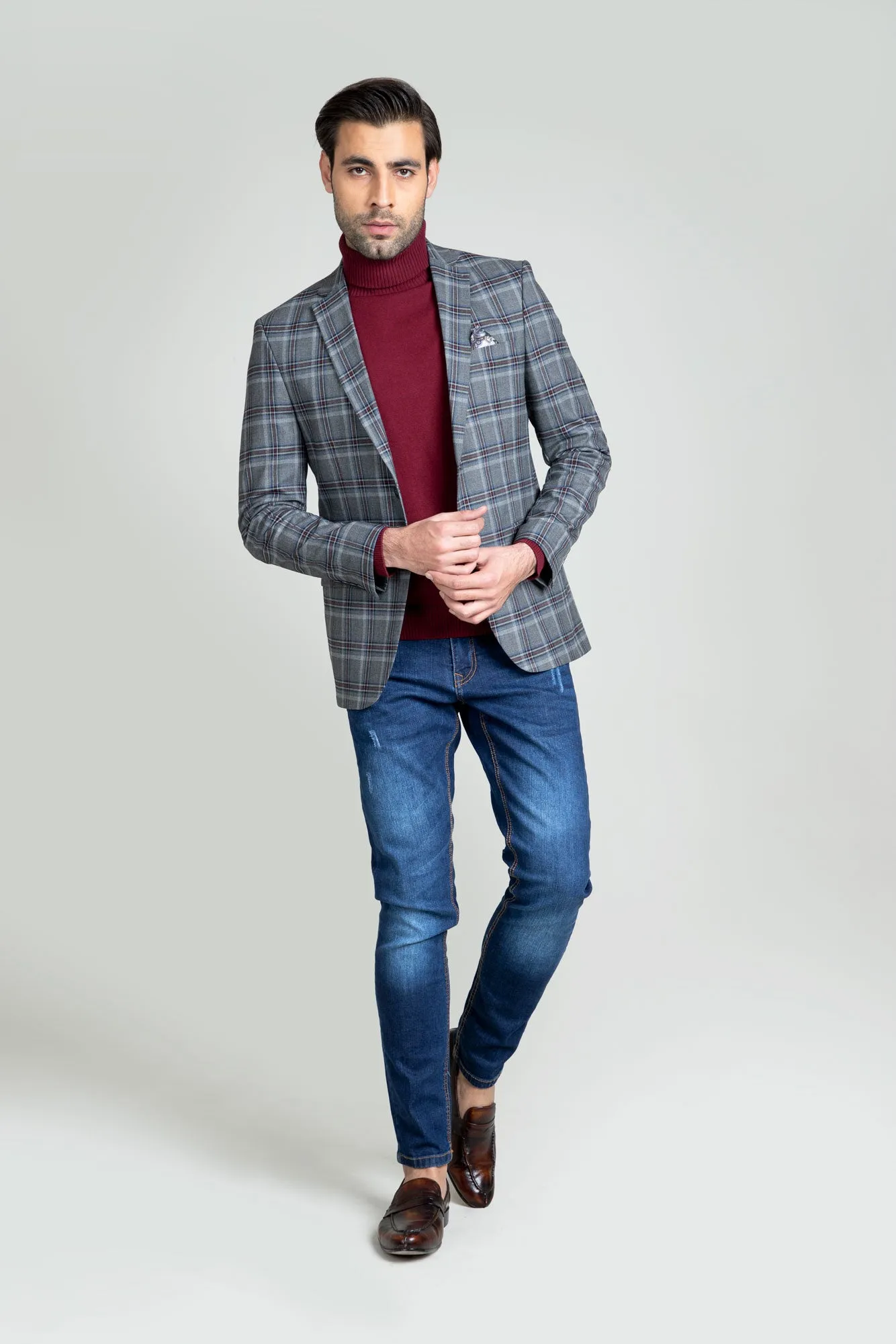 Passion Check Blazer-Made In Turkey