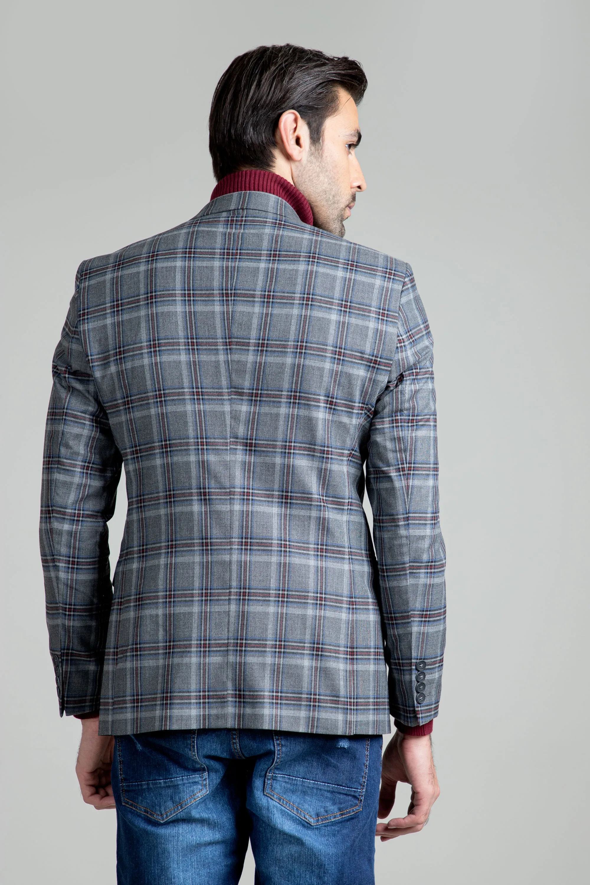 Passion Check Blazer-Made In Turkey