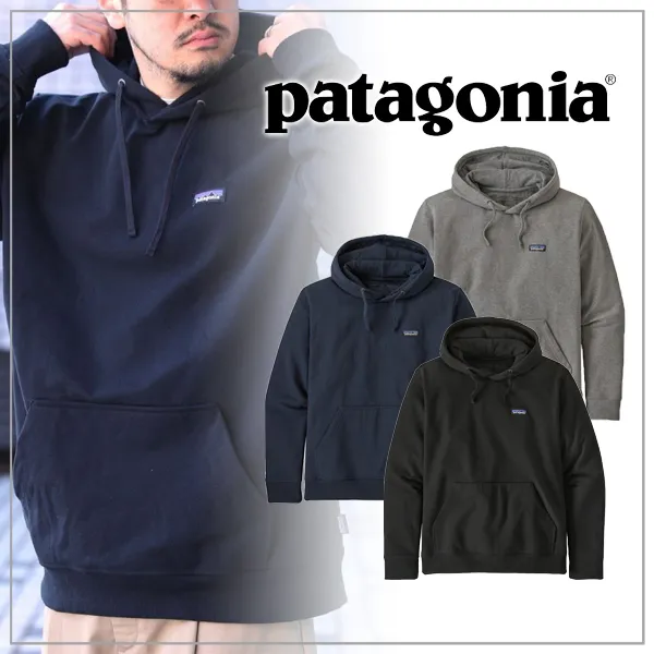 Patagonia  |Long Sleeves Plain Logo Outdoor Hoodies