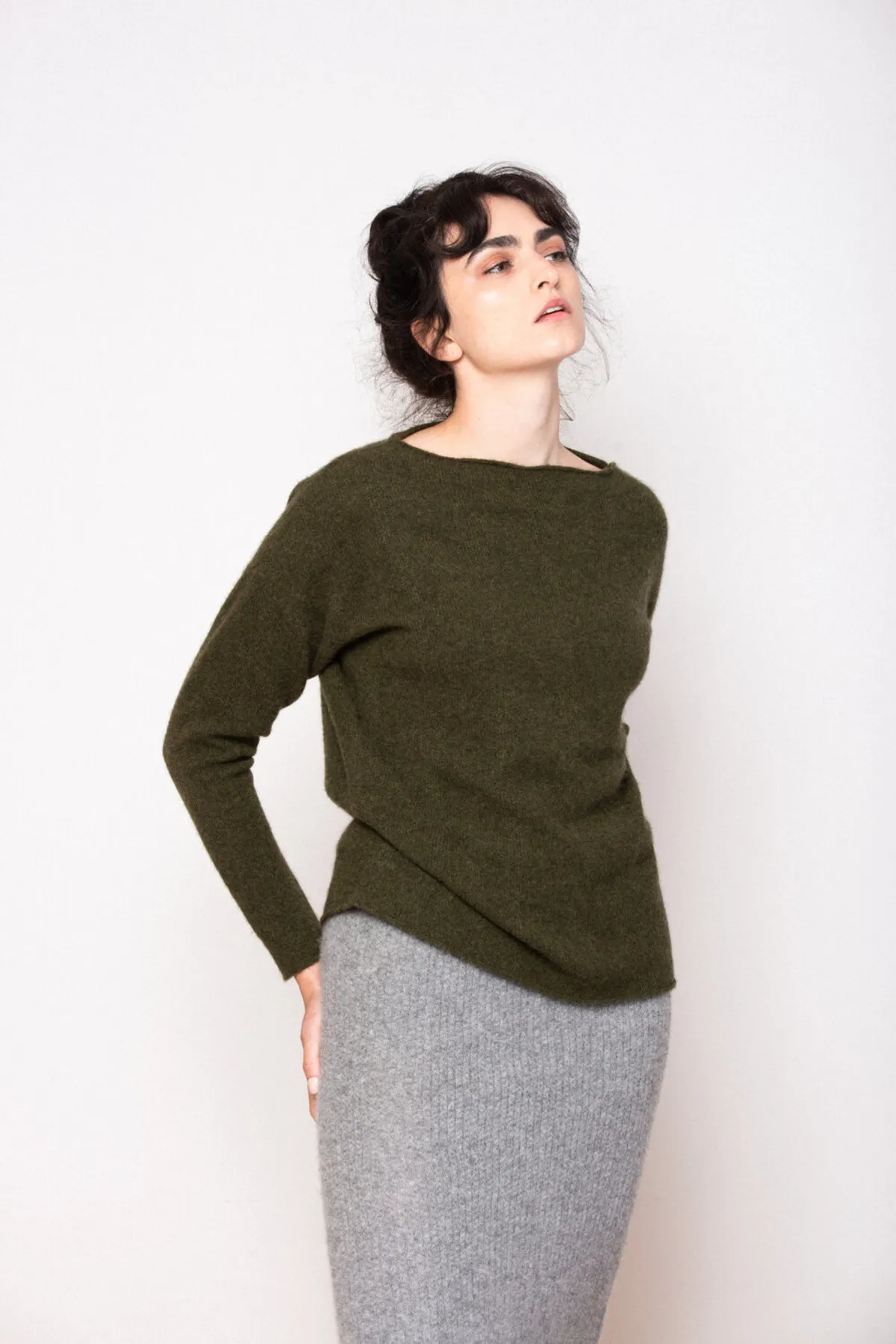 PEBBLE SWEATER  - Khaki